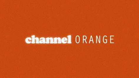 orange Orange Gif, Ocean Gif, Frank Ocean Channel Orange, Channel Orange, Out Of Body, Banner Gif, Music Memories, Orange Aesthetic, Frank Ocean