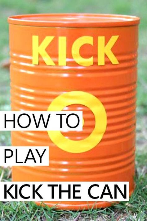 Kick The Can, Can Game, Group Games For Kids, Pe Activities, Fun Outdoor Games, Pe Games, Youth Games, Youth Activities, Gym Classes