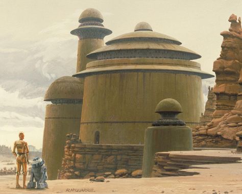 The Making of RETURN OF THE JEDI (1983) | album 1 of 3 - Album on Imgur Jabbas Palace, Jabba The Hut, Jabba's Palace, Star Wars Painting, Ralph Mcquarrie, Jabba The Hutt, Space Stuff, Concept Art World, Star Wars Trilogy