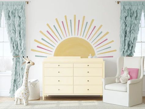 This Wall Decals & Murals item by wordybirdstudios has 66 favorites from Etsy shoppers. Ships from Layton, UT. Listed on Feb 25, 2024 Exercise Postpartum, Classroom Decor Art, Sun Nursery, Half Sun, Wall Stickers For Kids, Large Wall Decals, Yellow Nursery, Room Wall Painting, Boho Watercolor