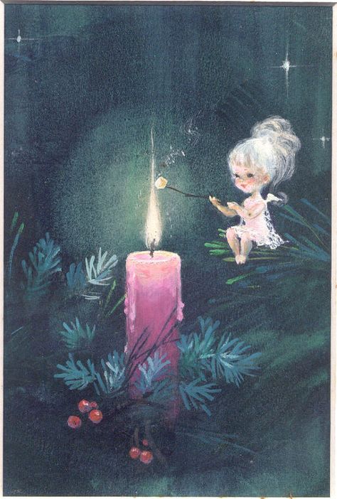 Vintage Christmas Card...How Beautiful Christmas Pictures Family, Victorian Cards, Fairy Village, Postal Vintage, Vintage Christmas Images, Christmas Songs, Vintage Things, Holiday Magic, Christmas Past