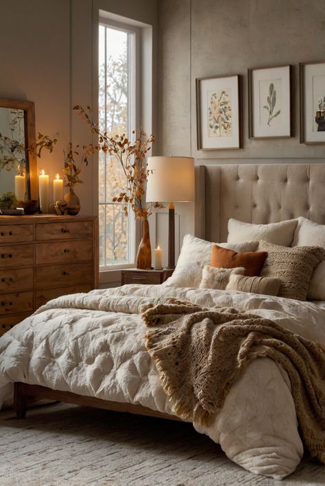 Fall Furniture , Autumn Cozy Fall ,Decor Easy Fall ,
Decor Neutral Fall ,Decor Fall ,Decor Inspiration ,Fall Decor Ideas Warm Bedroom Bedding, Plush Cozy Bedroom, Cozy Bedroom Ideas Colorful, Moody Fall Bedroom, Tan And Brown Bedroom, Fall Cozy Bedroom Aesthetic, Light Academia Bedroom Aesthetic, Bedroom Vibes Aesthetic, Autumn Bedroom Ideas