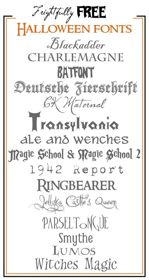 Frightfully Free Halloween Fonts! Police Font, Halloween Font, Alfabet Letters, Halloween Fonts, Fancy Fonts, Cricut Fonts, Digital Scrapbook Paper, Free Halloween, Halloween Printables