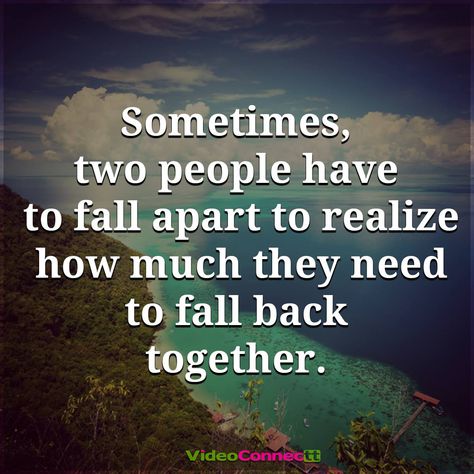 Sometimes two people have to fall apart to realize how much they need to fall back together. #connectfriends #friend #love #loves #relations #relationship #newfriend #friendlove #friends #hangout #beautiful #happy #cute #fun #relationshipgoals #communication #single #weekend #weekendvibes Friends Hangout, Best Facial Cleanser, Friend Love, Getting Back Together, Fall Back, Back Together, Weekend Vibes, Two People, Facial Cleanser