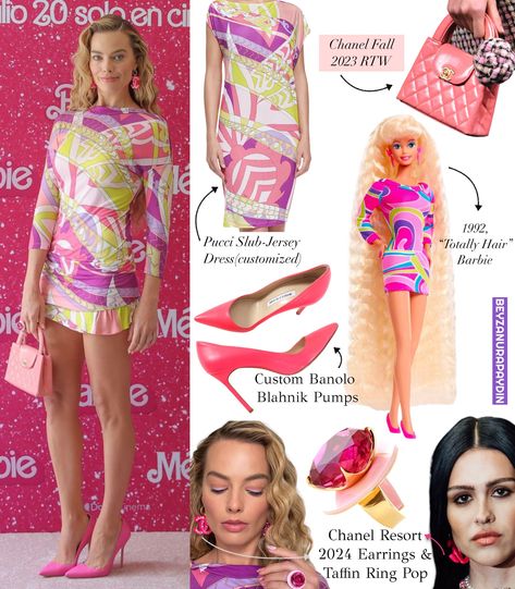 Lilly Pulitzer Outfits, Movie 2023, Pucci Print, Chanel Resort, Hair Dress, Barbie Movie, German Dolls, Dress Hairstyles, Movie Fashion