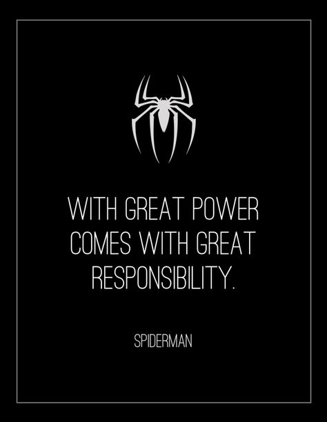 Spider Man Quotes, Spider Man 2002, Superhero Quotes, Avengers Quotes, Hero Quotes, Marvel Quotes, Pahlawan Marvel, Movie Quote, Funny Life