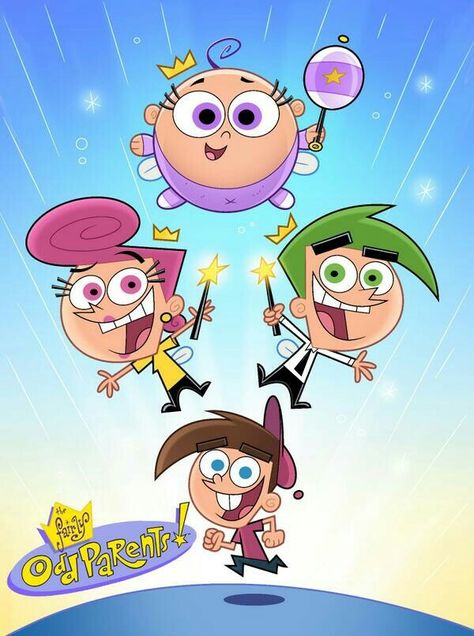 Cosmo Und Wanda, Cosmo And Wanda Costume, Clarence Cartoon Network, Old Kids Shows, Old Cartoon Shows, Cartoon Movie Characters, Cosmo And Wanda, Timmy Turner, The Fairly Oddparents