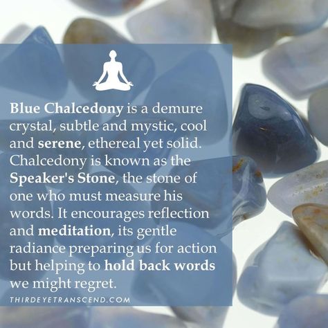 ThirdEyeTranscend on Instagram: “Meditation with Blue Chalcedony ✨🧘 • • • • • #crystals #chakra #crystalhealing #metaphysical #crystal #reiki #spiritual #healingcrystals…” Blue Chalcedony Crystal Meaning, Blue Chalcedony Meaning, Chalcedony Crystal Meaning, Crystal Grimoire, Stone Meanings, Holistic Therapy, Blue Crystals Stones, Crystals Blue, Chalcedony Crystal