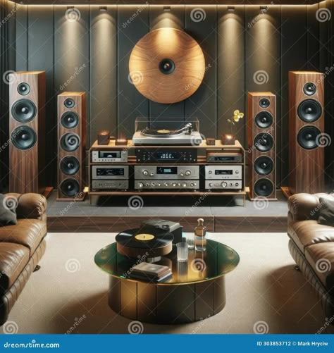 Convo Pit, Modern Music Room, Hifi Bar, Audiophile Systems, Audiophile Room, Hifi Room, Living Room Vinyl, Audiophile Listening Room, Home Music Rooms