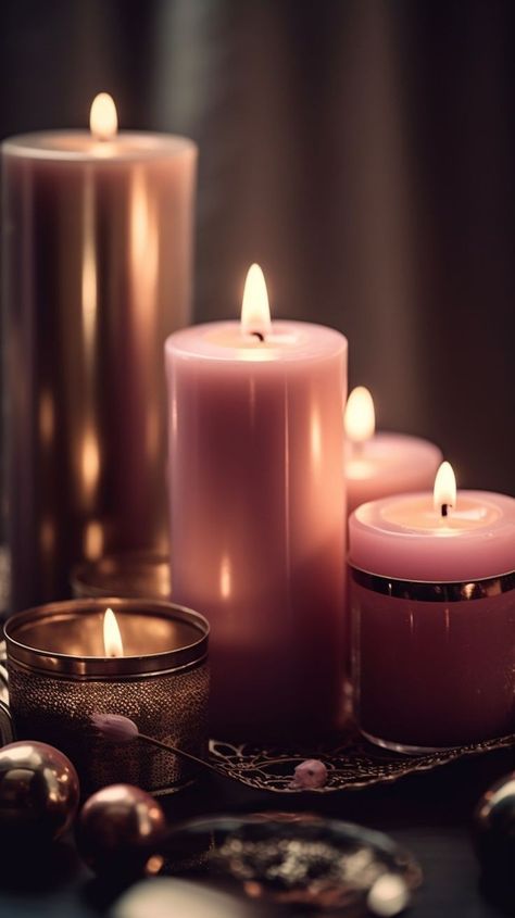 Romantic Candles Aesthetic, Candle Light Photography, Candles Aesthetic, Candle Luminaries, Nature Iphone Wallpaper, Candle Night, Happy Birthday Wishes Images, Image Paper, Birthday Wishes And Images