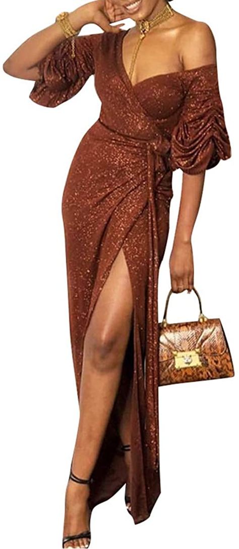 Deola Sagoe, Off Shoulder Fashion, Maxi Dress Prom, Sequin Maxi Dress, Sequin Maxi, Glitter Dress, Gowns Online, Maxi Dress Evening, Cheap Dresses