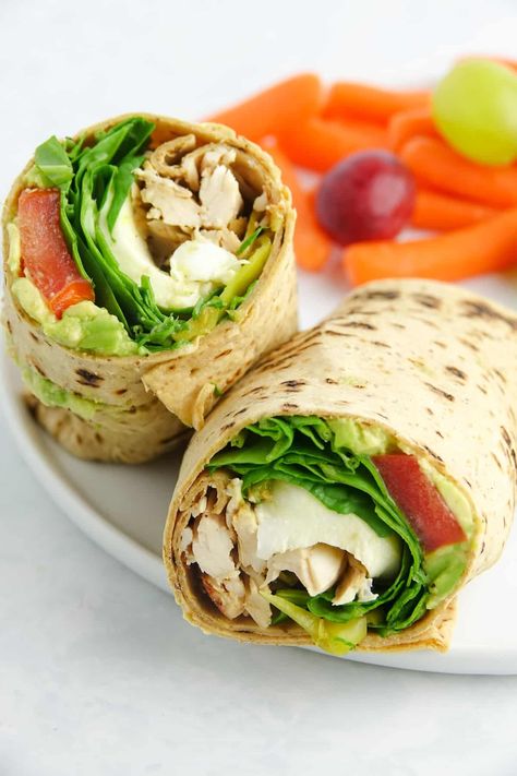 Pesto Chicken Wrap, Pesto Wrap, Chicken Wraps Healthy, Salad Appetizer Cups, Chicken Shawarma Recipe, Sandwiches Wraps, Shawarma Recipe, Chicken Wrap Recipes, Wrap Recipe