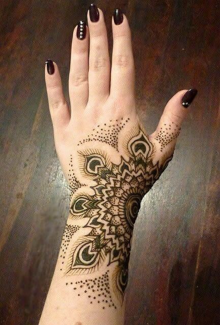 Henna Peacock, Cool Henna, Henne Tattoo, Eid Mehndi, Tato Henna, Henna Ideas, Henna Body Art, Tattoo Henna, Muster Tattoos