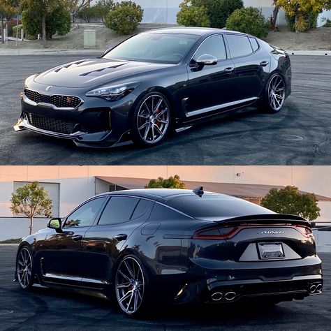 Kia Stinger Modified, Kia Stinger Gt, Kia Optima K5, Classic Cars Usa, Kia Stinger, Kia Motors, Japanese Domestic Market, Cars Usa, Car Goals