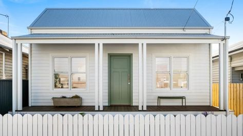 Geelong West miner’s cottage’s 3m move helps boost value by almost $1m - realestate.com.au Miners Cottage, Cottage Vibes, Church Conversions, Cottage Renovation, Paid Off, Move It, City House, Design Inspo, New Homes