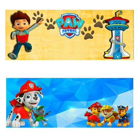 Paw patrol stiker label name Paw Patrol Name Tag, Paw Patrol Names, Printable Paw Patrol, Paw Patrol Stickers, Imprimibles Paw Patrol, Party Bucket, Label Name, Name Card Design, 1st Birthday Cakes