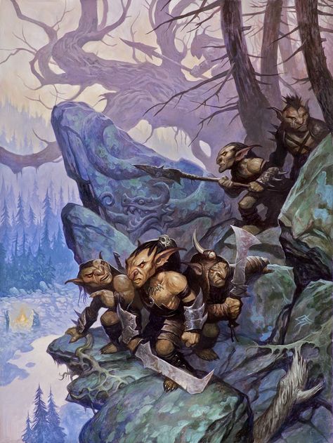 Goblin Ambush! Lost Mines Of Phandelver, Goblin Art, Dungeon Master's Guide, D D Monsters, Pathfinder Rpg, Forgotten Realms, Fantasy Races, Fantasy Monster, Dungeon Master