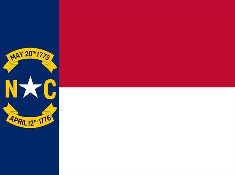 North Carolina flag Flag Redesign, North Carolina Flag, North Carolina History, North Carolina Travel, History Timeline, Nc State, Blue Ridge Mountains, State Flags, Down South