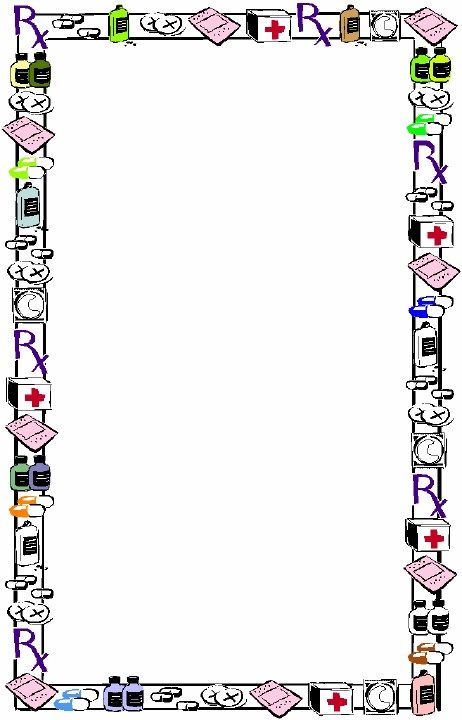 Nurses frame Pharmacy Bulletin Board Ideas, Medical Border Design, Science Frames And Borders, Disney Borders And Frames, Medical Template Background, Medical Frame, Medical Clip Art, Nurse Drawing, Science Lab Decorations