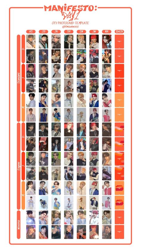 Bts Album List, Amagi Brilliant Park, Kpop Diy, Photo Card Template, Photo Sketch, Card Set, Card Template, Photo Cards, Vision Board