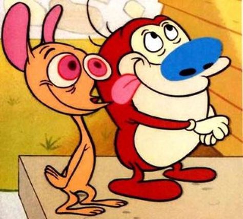 Remember these two? Ren And Stimpy, Bd Art, Nickelodeon 90s, Cartoon Photo, 90s Cartoons, 90s Cartoon, 90s Childhood, Old Cartoons, Tom And Jerry