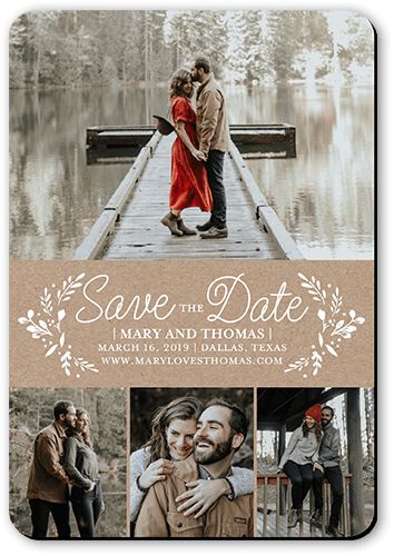 Make sure they mark their calendars with this stylish Save the Date magnet. Just add a photo and your nuptial details. Color: Brown. Save The Date Pictures, Engagement Picture Outfits, Elegant Birthday Party, Rustic Save The Dates, Engagement Pictures Poses, Save The Date Photos, Save The Date Magnets, Wedding Engagement Photos, Date Cards