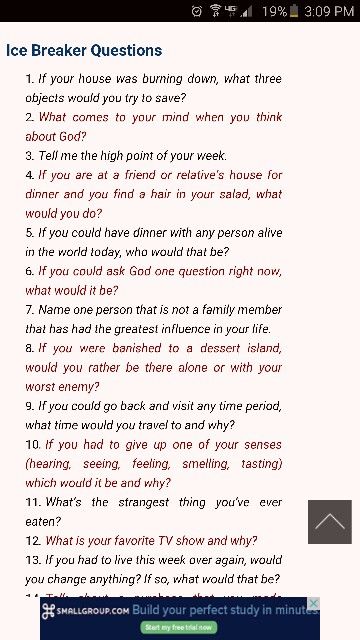 I’ve Breaker Questions For Adults, Mom Ice Breaker Games, Good Ice Breaker Questions, Dinner Party Ice Breaker Games, Ice Breaker Questions For Bible Study, Sorority Ice Breaker Games, Christian Ice Breaker Questions, Bible Study Ice Breakers For Women, Icebreaker Questions For Women