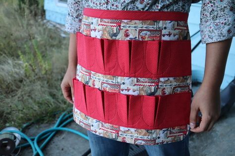 Egg Apron Pattern Free Sewing, Egg Gathering Apron Pattern Free, Egg Apron Pattern Free, Egg Apron, Egg Collecting Apron, Apron Pattern Free, Egg Aprons, Western Blouse, Apron Pattern