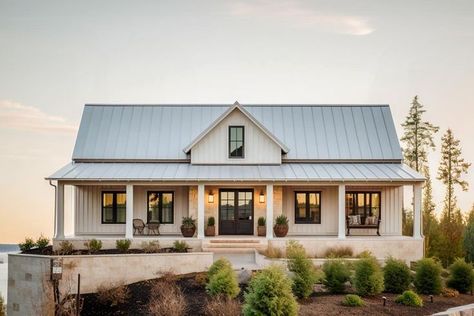 DIY Home Decor: Fall Home Tour | Home Stories A to Z Barndo Designs, Backyard Office, House Plans And More, Flex Room, Farmhouse House, Farmhouse Plan, Inspire Me Home Decor, Barn Style House, Vaulted Ceilings