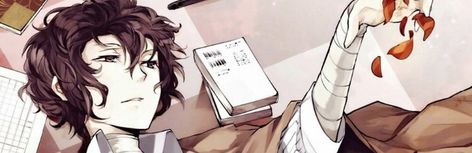 Soukoku Header, Dazai Header, Bsd Header, Bungou Stray Dogs Header, Dazai Banner, Bsd Banner, Anime Header, Cute Twitter Headers, Sally Face Game