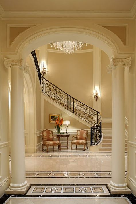 Architecture Renovation, Furniture Selection, Regal Design, The Staircase, Marble Flooring, Lan Can, Unique Lifestyle, Staircase Design, Stairs Design