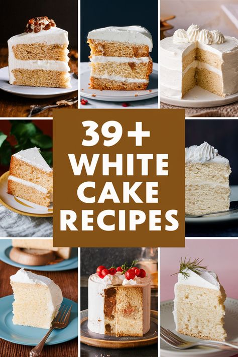 39+ Amazing White Cake Recipes That Will Make Your Celebration Extra Special!... Bake the perfect white cake for your next celebration!... With fluffy layers smooth frosting and fun toppings these recipes will bring joy to any occasion. From classic vanilla to unique flavors your dessert table will shine. Perfect for birthdays weddings holidays and more. Let the sweet memories begin!... https://ostrali.com/foodr/white-cake-recipes White Cake With Vanilla Pudding, White Cake Recipes, Keto Vanilla Cake, Fluffy Vanilla Cake Recipe, Fluffy White Cake, Classic Vanilla Cake, Almond Joy Cake, White Chocolate Raspberry Cake, Reeses Cake