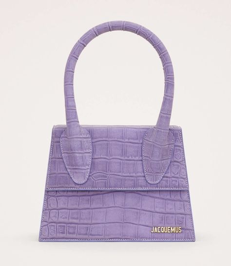 Luxury Designer Purple Bag, Jacquemus Purple, Jaquemus Bag Le Grand Bambino, Jacquemus Le Grand Chiquito, Luxury Purple Square Bag, Le Grand Chiquito, Jacquemus Purple Bag, Sac Jacquemus Bambino, Jacquemus Bag