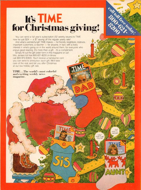 Holiday Magazine Layout, Inside Magazine, Christmas Advertisement, Fashion Santa, Christmas Ads, 80s Christmas, Modern Grunge, Old Time Christmas, Holiday Magazine