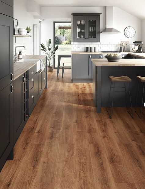 Wood Floor In Kitchen, Direct Wood Flooring, Engineered Oak Flooring, Wood Floor Kitchen, Oak Laminate Flooring, Engineered Wood Flooring, Oak Laminate, Engineered Flooring, Engineered Wood Floors