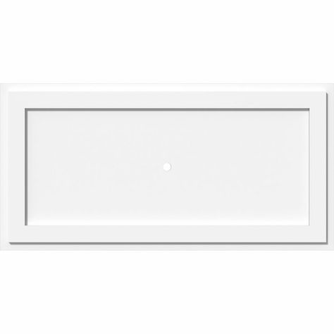 Ekena Millwork Rectangle Architectural Grade PVC Contemporary Ceiling Medallion & Reviews | Wayfair Pvc Moulding, Contemporary Ceiling, Pvc Ceiling, Colored Ceiling, Ceiling Medallion, Elk Lighting, Coffered Ceiling, Ceiling Medallions, Sloped Ceiling