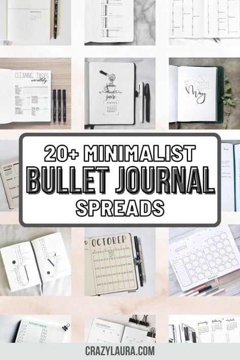 Bujo Monthly Spread, Bullet Journal Decoration, Minimalist Diy, Bullet Journal Minimalist, December Bullet Journal, Journal Decoration, Bullet Journal Monthly Spread, Dotted Notebook, Grid Layouts