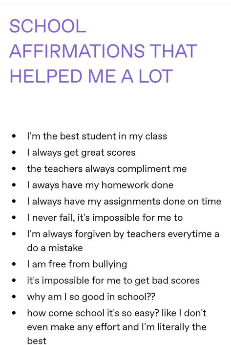 School Manifestation Affirmations, Manifestations For School, Positive School Affirmations, Outfit Affirmations, School Affirmations Aesthetic, Study Affirmations Aesthetic, Academic Validation Affirmations, Affirmations Studying, School Affirmations College