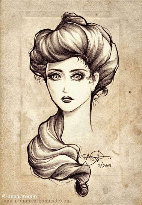 victorian beauty by inktice.deviantart.com on @deviantART Victorian Era Hairstyles, Flowy Hair, Royal Hairstyles, Really Curly Hair, Historical Hairstyles, Victorian Hair, Victorian Beauty, Victorian Hairstyles, Hair Sketch