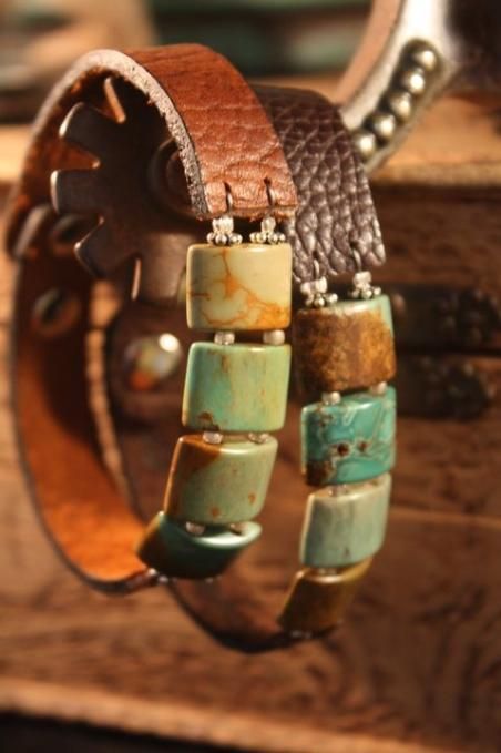 Wrap Armband, Leather Bracelets, Leather Projects, Diy Schmuck, Bead Leather, Bijoux Diy, Leather Diy, Leather Cuffs, Jewelry Projects