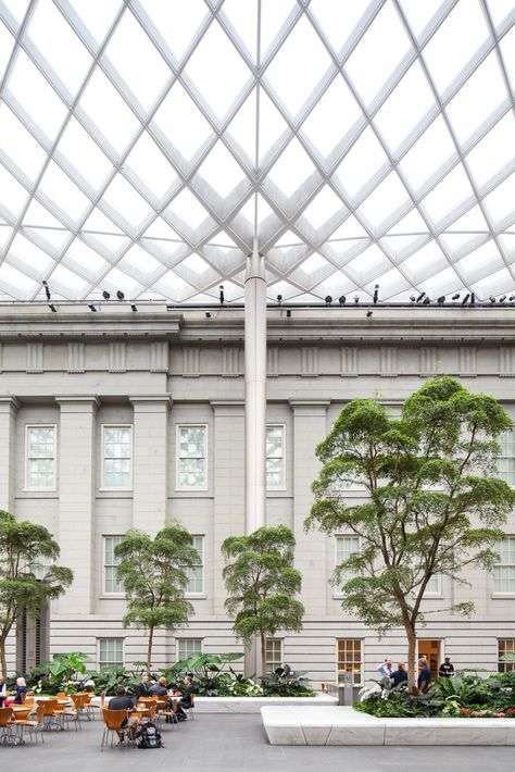 Kogod Courtyard - Smithsonian American Art Museum and Nati… | Flickr Covered Courtyard, Foster Partners, National Portrait Gallery, Portrait Gallery, Art Galleries, American Art, Art Museum, Orchids, The Fosters