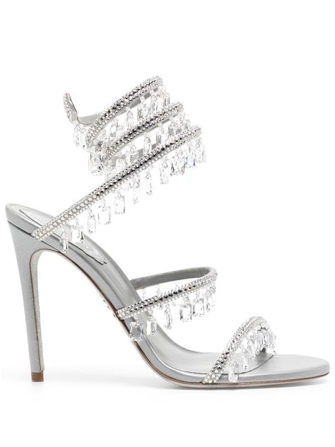 Renee Caovilla Heels, Rene Caovilla Chandelier, Caovilla Heels, Rene Caovilla Heels, Shoes Heels Classy, Fashion Shoes Sandals, Crystal Heels, Chandelier Crystal, Heels Classy