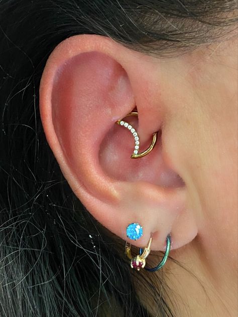 Daith Piercings, Daith Piercing, Piercings, Moon