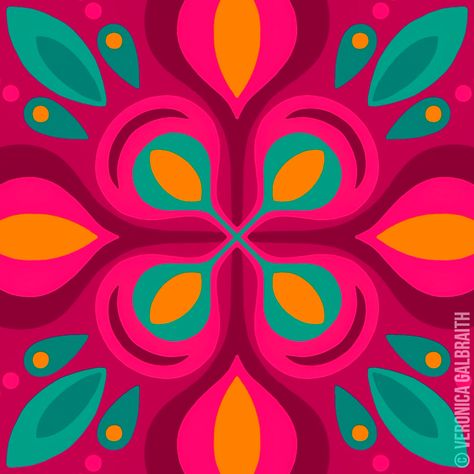 Truck Art Pakistan, Pattern Design Inspiration, Truck Art, Flower Art Painting, Global Art, 100 Days, Surface Pattern Design, Repeating Patterns, Abstract Floral