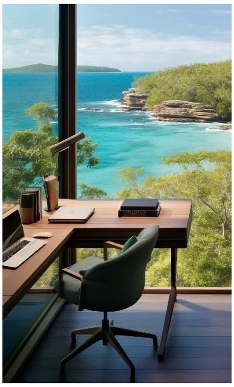 Office Organization Hacks, Coastal Office, Australian Winter, Elegant Home Office, The Great Barrier Reef, Coastal Retreat, Private Office, Inspiring Spaces, Coral Reefs