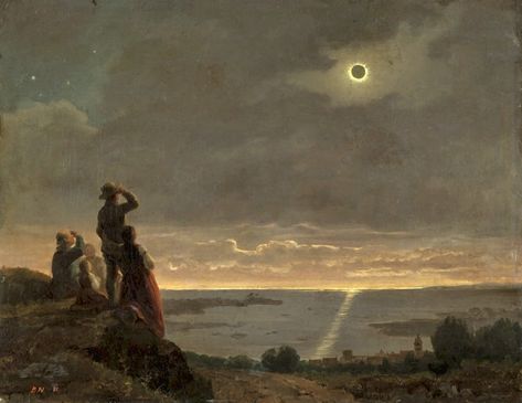 Eclipses Art, European Art, Solar Eclipse, Moon Art, Canvas Pictures, Art Reproductions, Canvas Print Wall, Art History, Stockholm