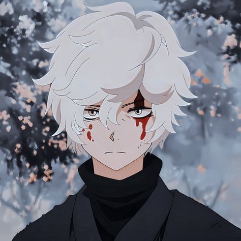 Anime : jigokuraku Gabimaru Pfp Gif, Gabimaru Aesthetic, Blue And White Anime, Gabimaru Pfp, Gabimaru Hell's Paradise, Gabimaru The Hollow, Rpg Icons, Hell Paradise, Male Pfp