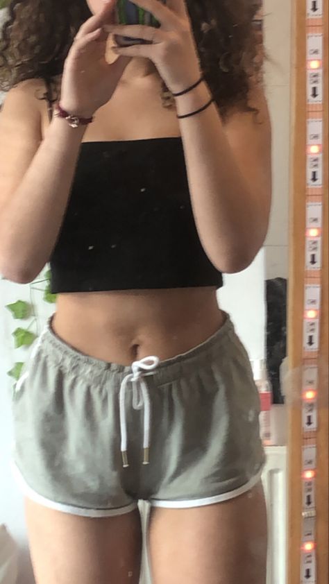 crop top// shorts Panties And Crop Top Outfit, Mini Shorts Outfit, Crop Top Outfit, Crop Top Shorts, Shorts Outfit, Top Outfit, Crop Top Outfits, Crop Top And Shorts, Mini Shorts