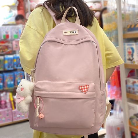 Korean Bag, Girl Cool, Backpack Material, Trendy Girl, College Backpack, College Bags, Student Bag, New Laptops, Jansport Backpack