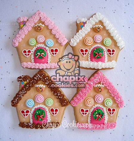 Christmas Cookie House Decorating Ideas, Christmas Cookies House, Cookie Ornaments, House Cookies, Winter Cookies, Cookies Gingerbread, Gingerbread House Cookies, Houses Christmas, Cookie House